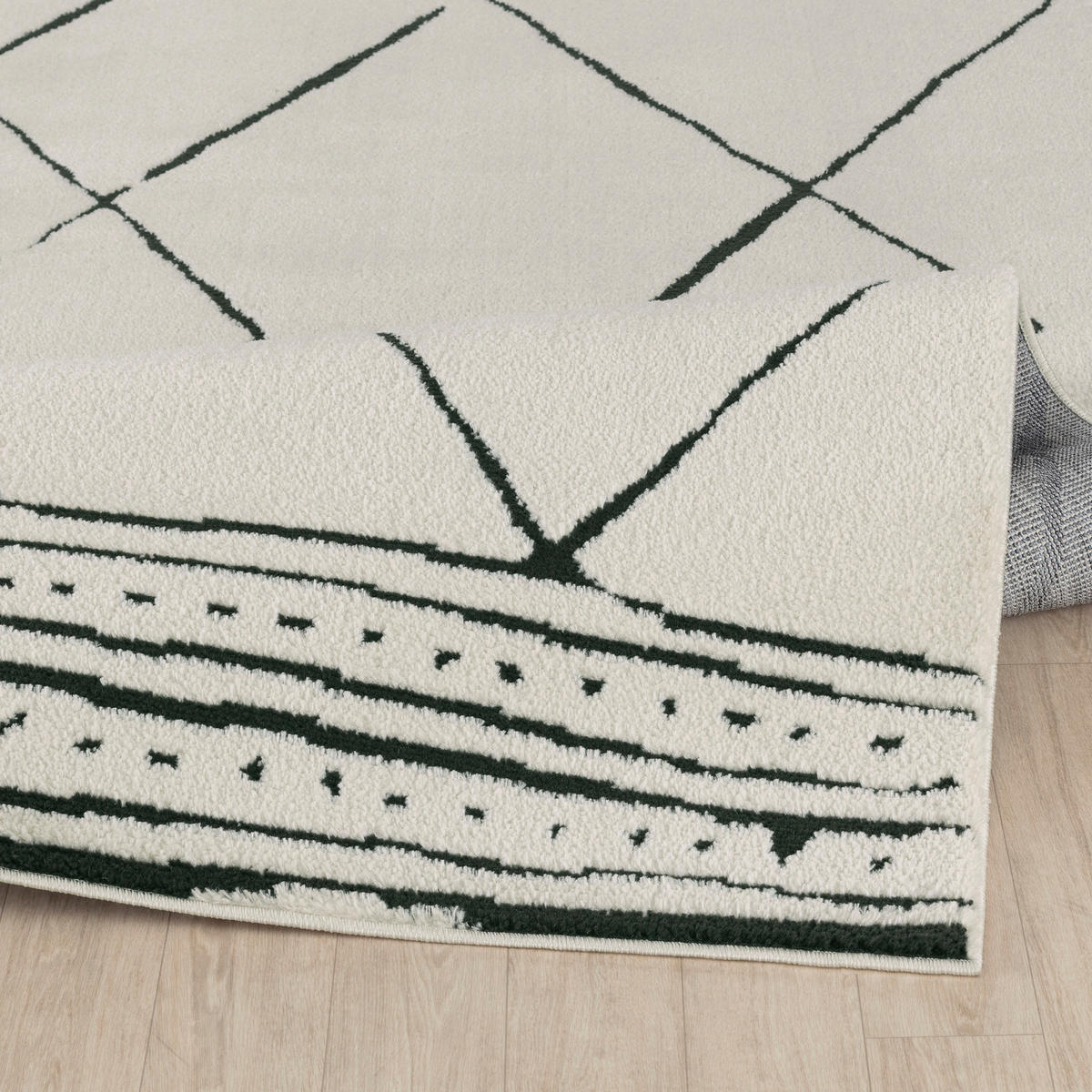 KURZFLORTEPPICH 160/213 cm Weiß - Weiß, Naturmaterialien/Textil (160/213cm) - LIVABLISS