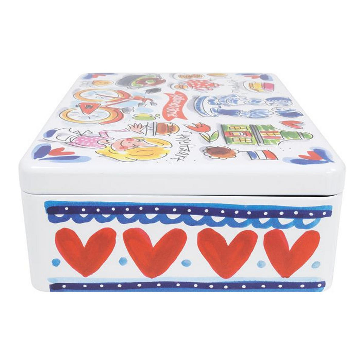 TEEDOSE Holland in Bunt - 20 x 15,5 x 7cm - Multicolor, Metall (20.3/7/15.7cm) - Blond Amsterdam