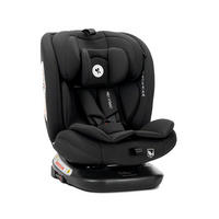 KINDERSITZ Capella 40 - 150cm schwarz Isofix Kopfkissen Kopfstütze verstellbar - Schwarz, Kunststoff (46/59/50cm) - Lorelli