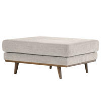 POLSTERHOCKER - Eichefarben/Grau, Textil (85/43/60cm) - home24