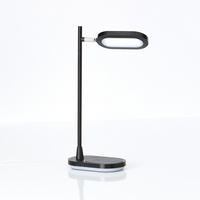 LED-SCHREIBTISCHLAMPE - dimmbar mit Wireless Charging und einstellbarer Farbtemperatur in Schwarz - Schwarz, Kunststoff (17.7/10.2/40.4cm) - Northpoint
