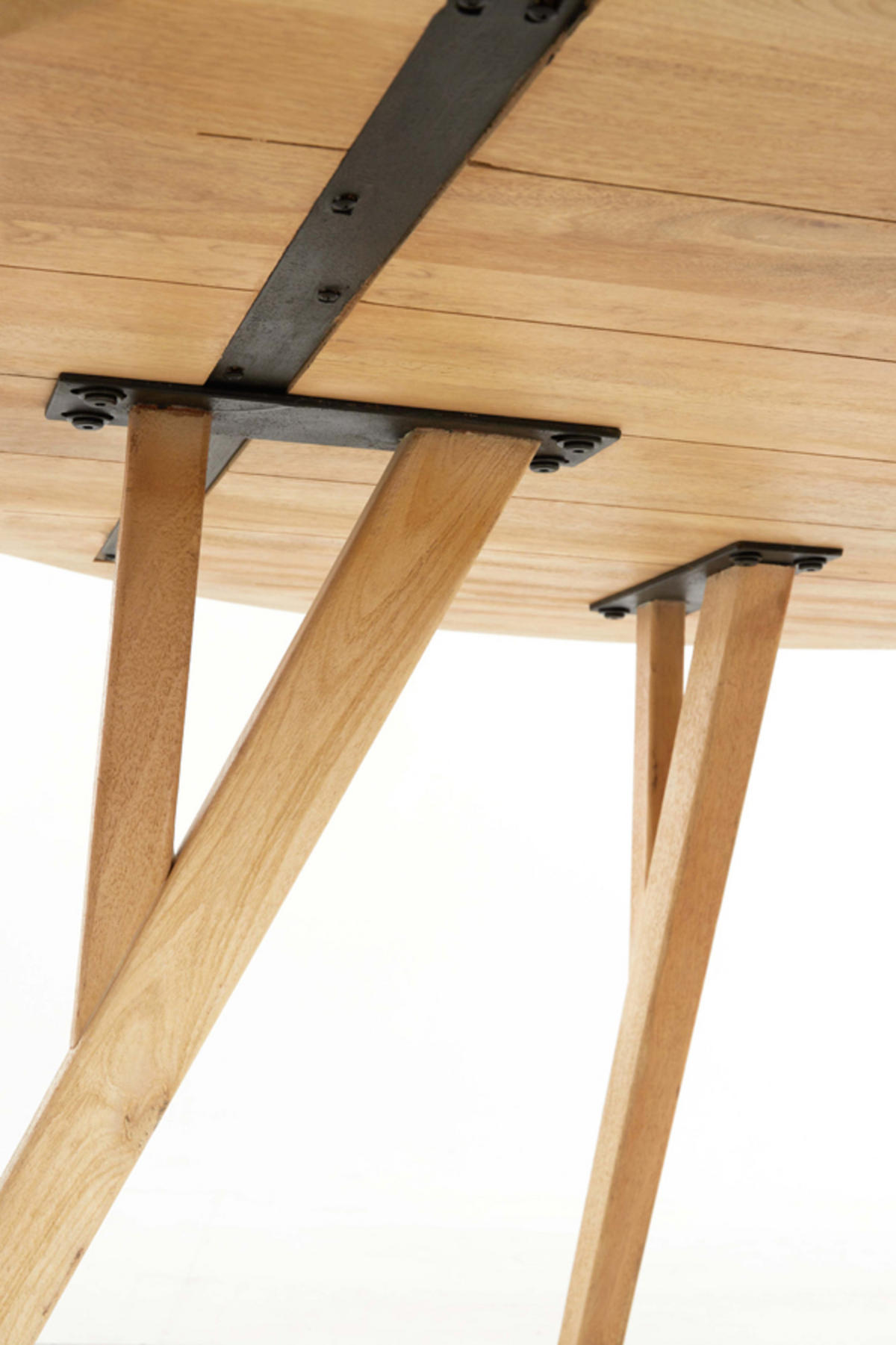 ESSTISCH Quenza Braun Ø140/76 cm - Braun, Holz (140/140/76cm) - Light & Living