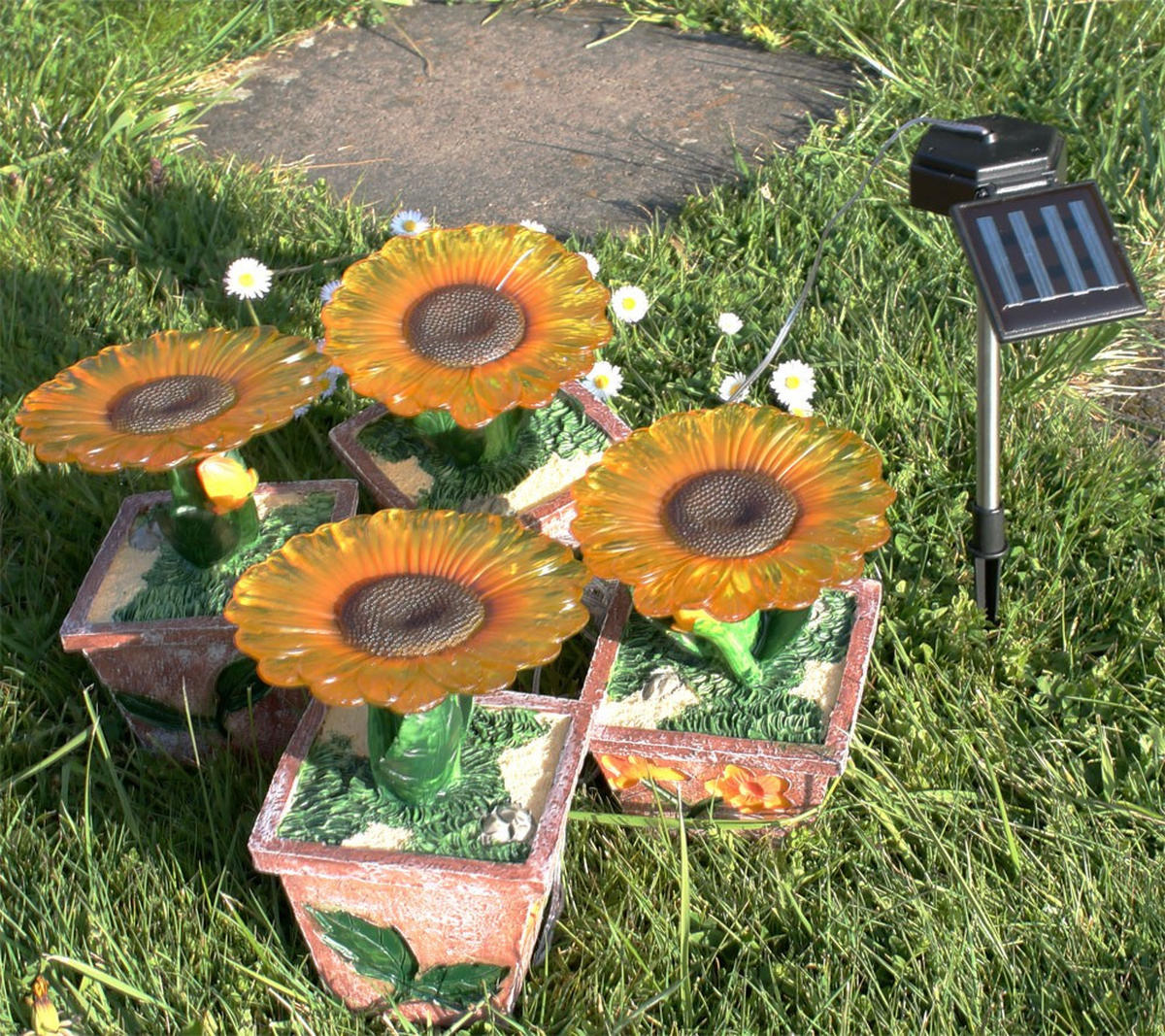 LED AUSSENLEUCHTE Solar Bunt - Multicolor, Kunststoff (12/12/17cm)