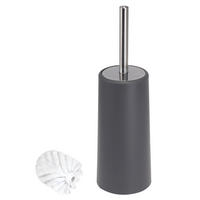 WC-BÜRSTE, grau, Kunststoff - Grau, Kunststoff (10/34.5/10cm) - bremermann