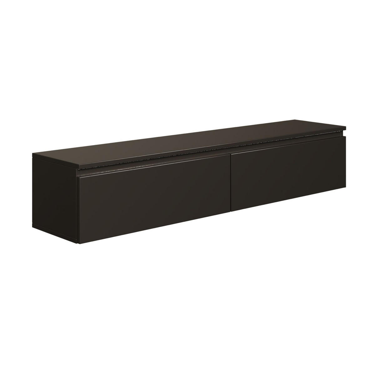 TV-LOWBOARD Bemmi Schwarz 150 cm - Schwarz, Holzwerkstoff (150/28.4/31.8cm) - Selsey
