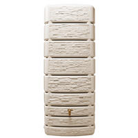 WANDTANK 500 L, sandbeige - Beige, Kunststoff (75/184/51cm) - 4rain