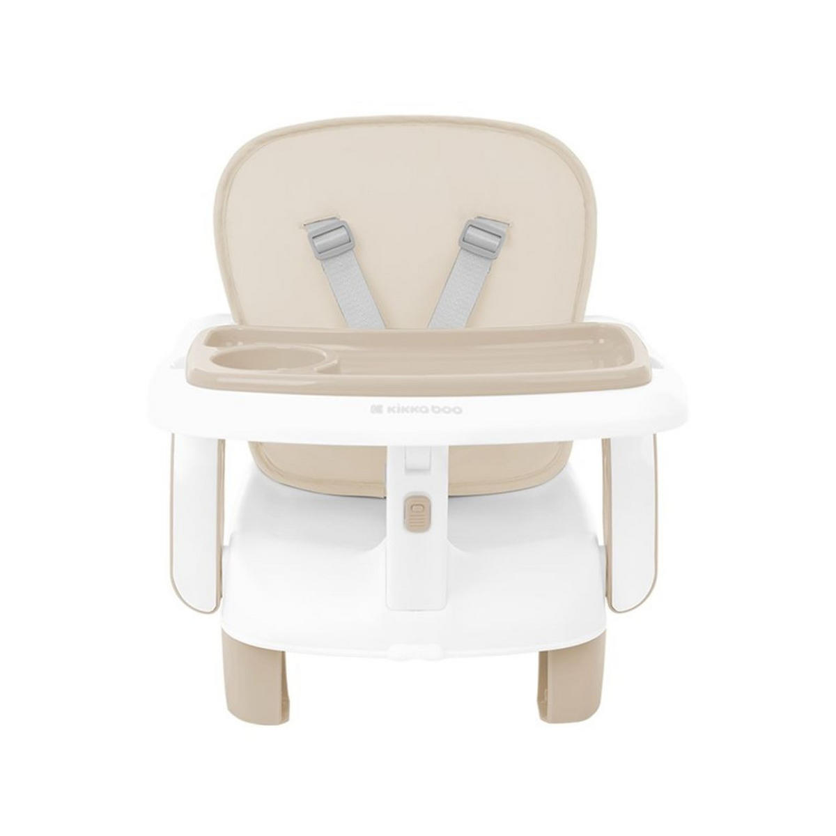 CHEWY Boostersitz Doppeltablett, Sicherheitsgurt, faltbar - Beige, Kunststoff (39/38/25cm) - Kikka boo