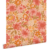 TAPETE Blumen 50 x 900 cm - Pink, Papier (50/900cm) - ESTAhome