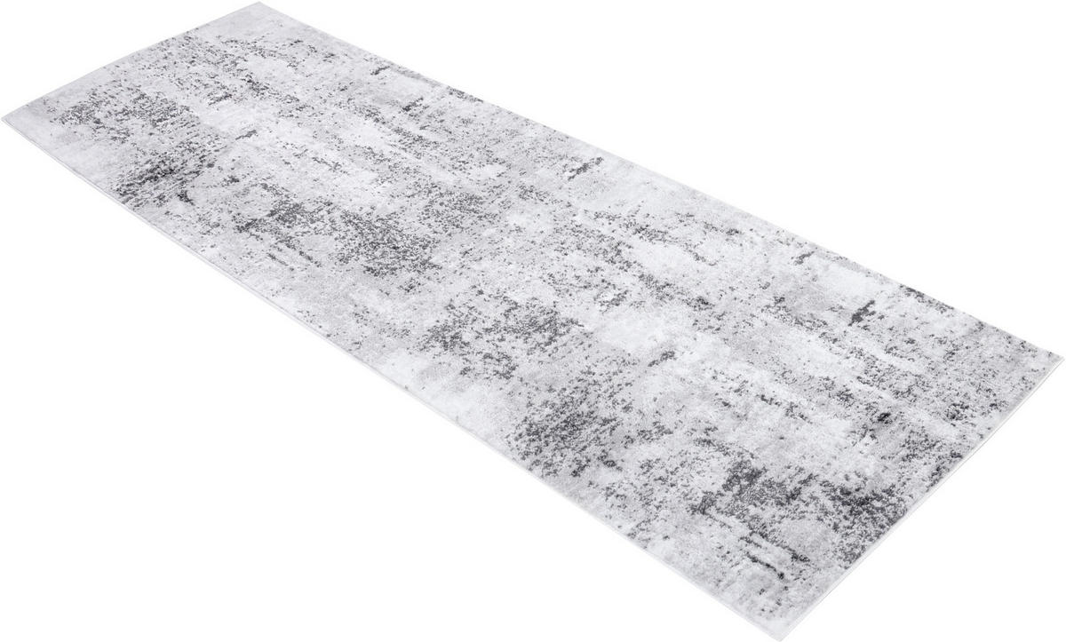 TEPPICHLÄUFER SKY hellgrau vintage 70/300 cm - Hellgrau, Textil (70/300cm) - Tapiso