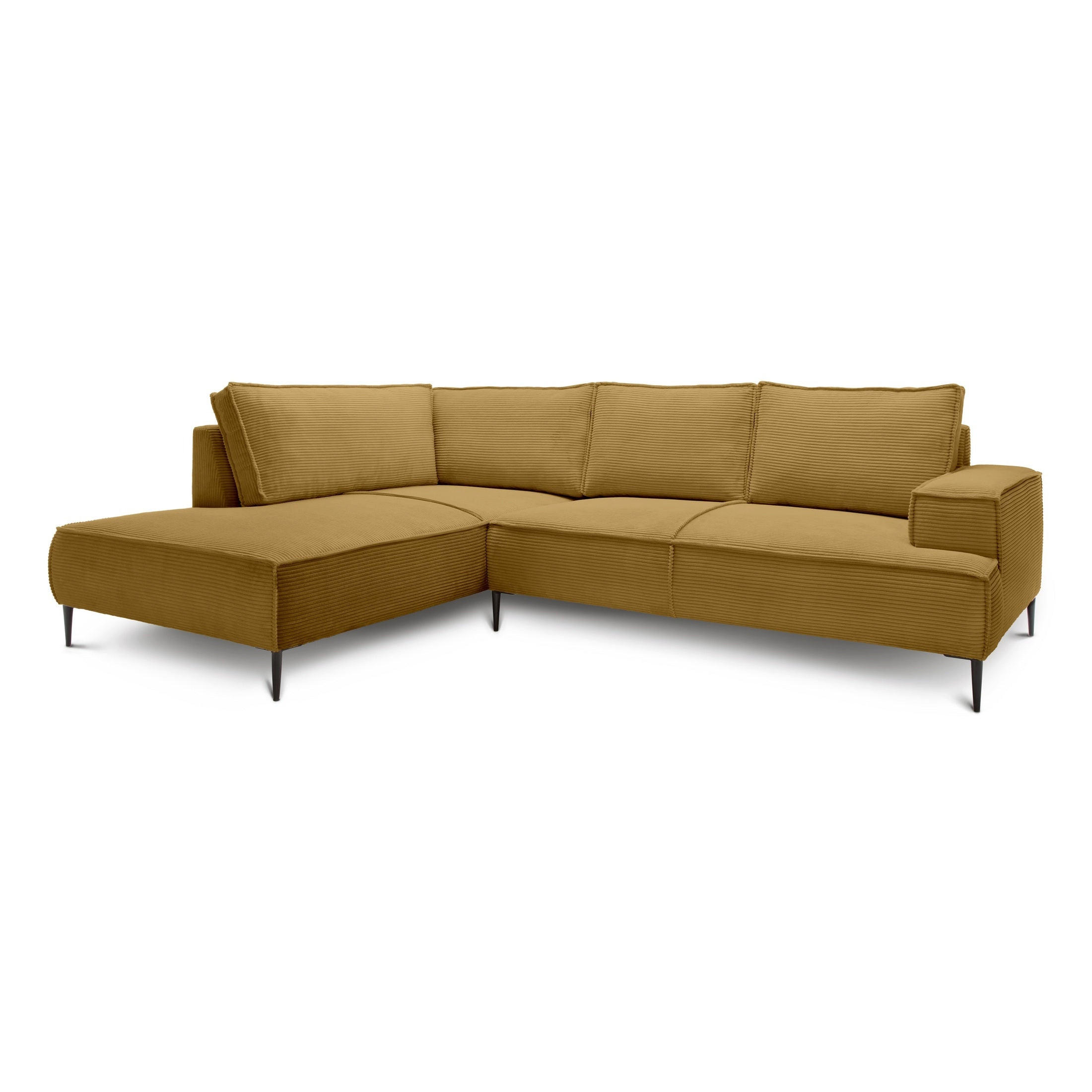 Pillovely Ecksofa Braun 275x44x195 cm