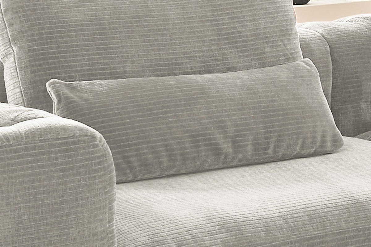 NIERENKISSEN MEDIUM SEPHI Silber Cord - Silberfarben, Textil (67/19cm) - KAWOLA