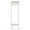 GARDEROBE aus Metall 50x40x185cm, beige - Beige, Metall (50/185/40cm) - Giga Meubel