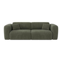 SCHLAFSOFA - 4 Personen - Stoff - Grün - - Grün, Textil (240/73/97cm) - Vente-Unique