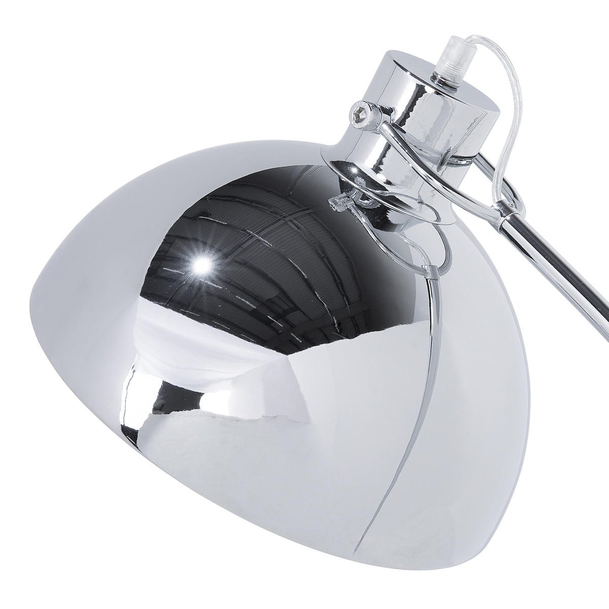 STEHLEUCHTE Dintel 25/25/155 cm - Silberfarben, Metall (25/25/155cm) - Beliani