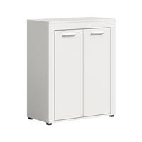 SCHUHSCHRANK JAM (B/H/T: ca. 80/95/35 cm) in weiß/weiß - Weiß, Holzwerkstoff (80/95/35cm)