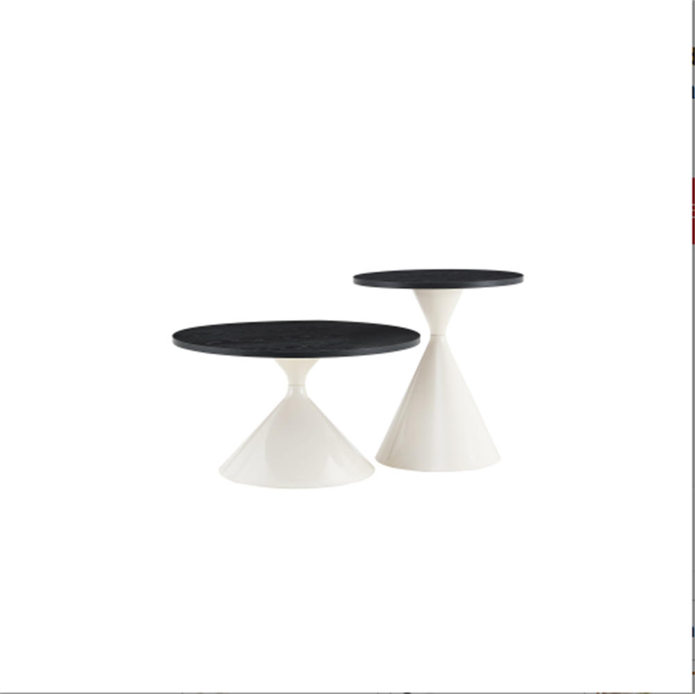 XXXLutz Couchtisch Schwarz, Weiß 44.6x40x70 cm