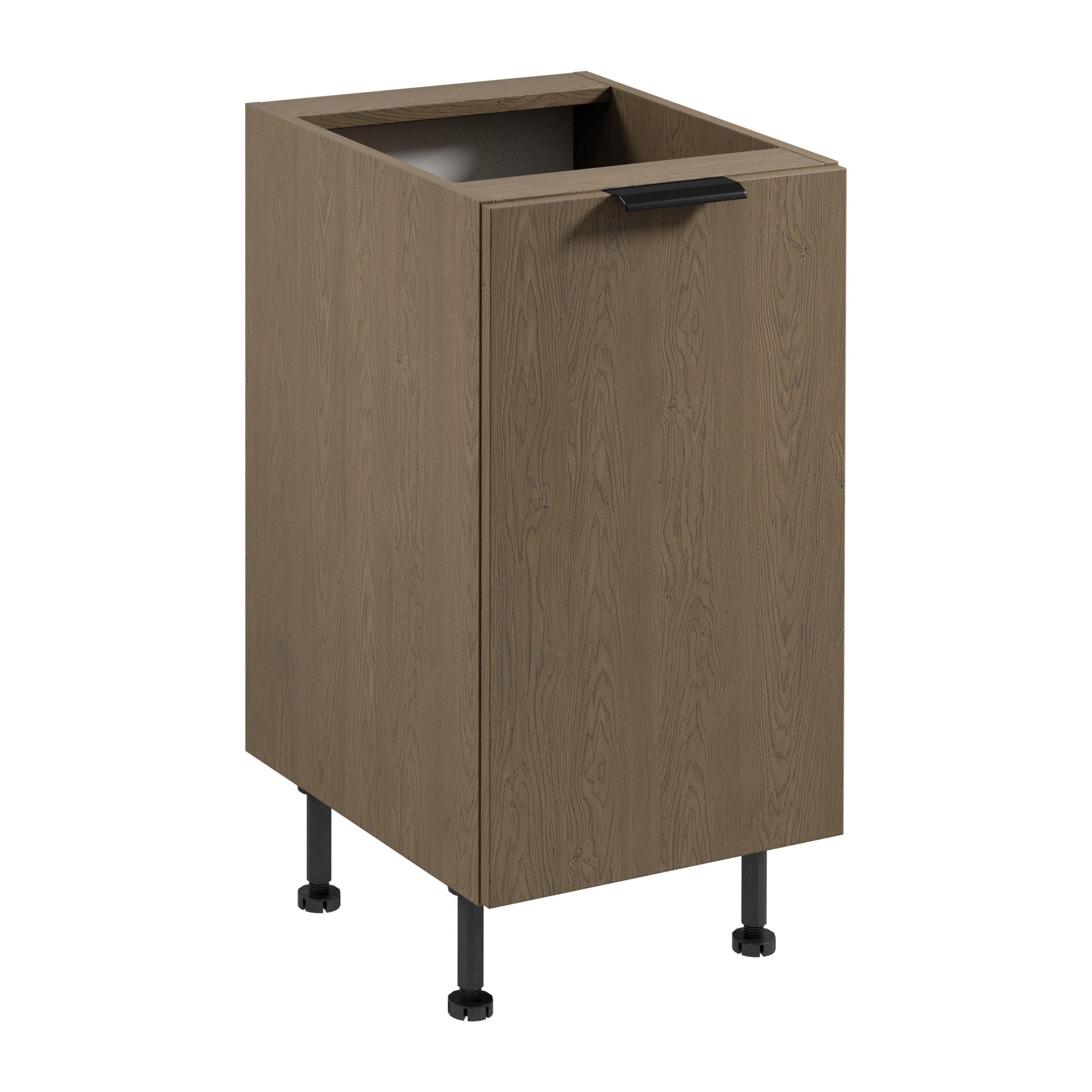 UNTERSCHRANK D45 P/L – Sorento Dunkle Eiche – Dunkle Eiche - Dunkelbraun, Holzwerkstoff (45/87/52cm) - ROYAL24_MARKT