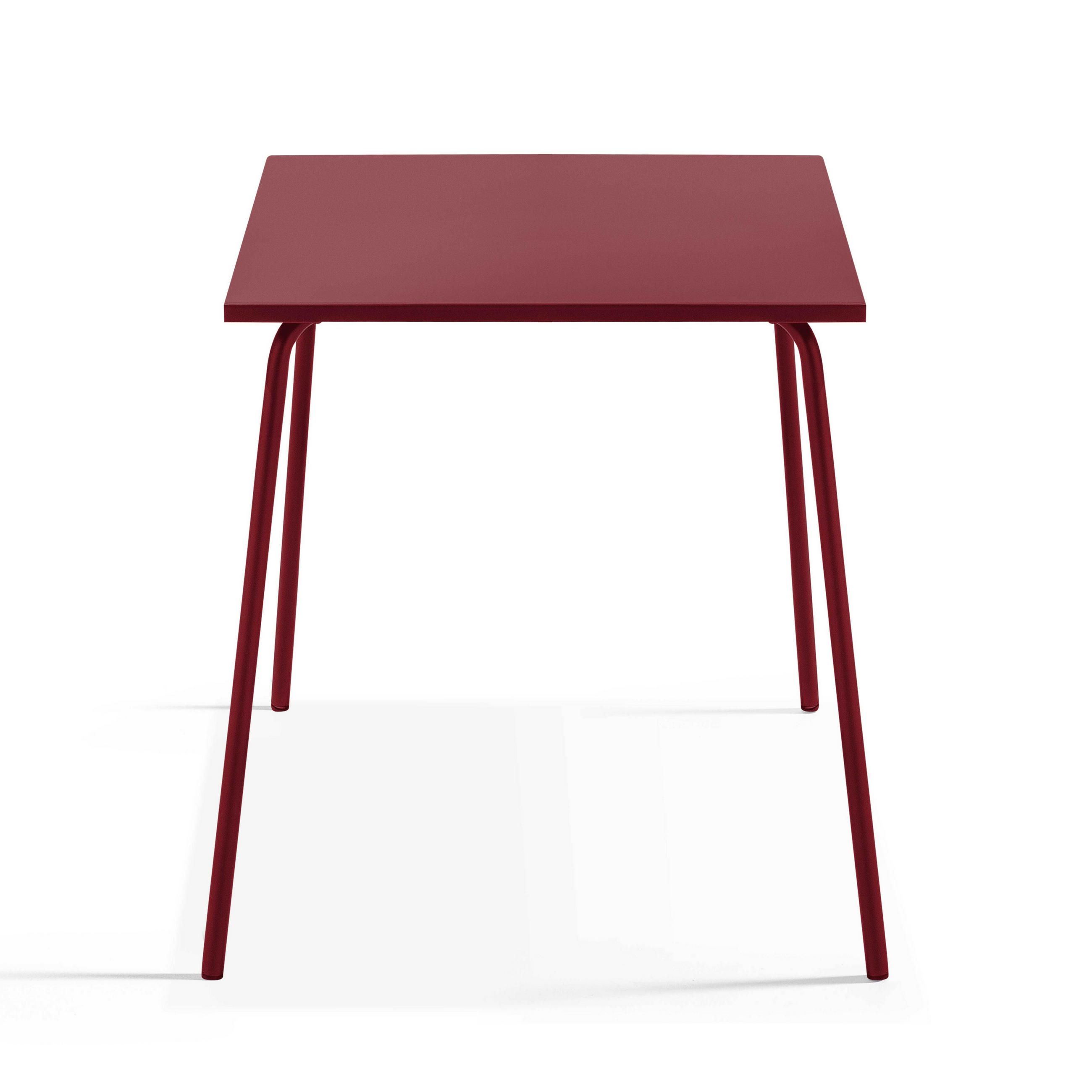 Thumbnail - Oviala Gartenset, Lila, Metall, 1 Gartentisch und 4 Sessel, 4-Sitzer, quadratisch,Quadratisch, Gartenmöbel, Gartenmöbel-...