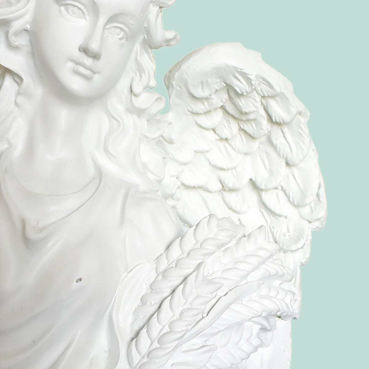 VRTNI angel - bela, umetna masa (23/46.5/14cm) - Relaxdays