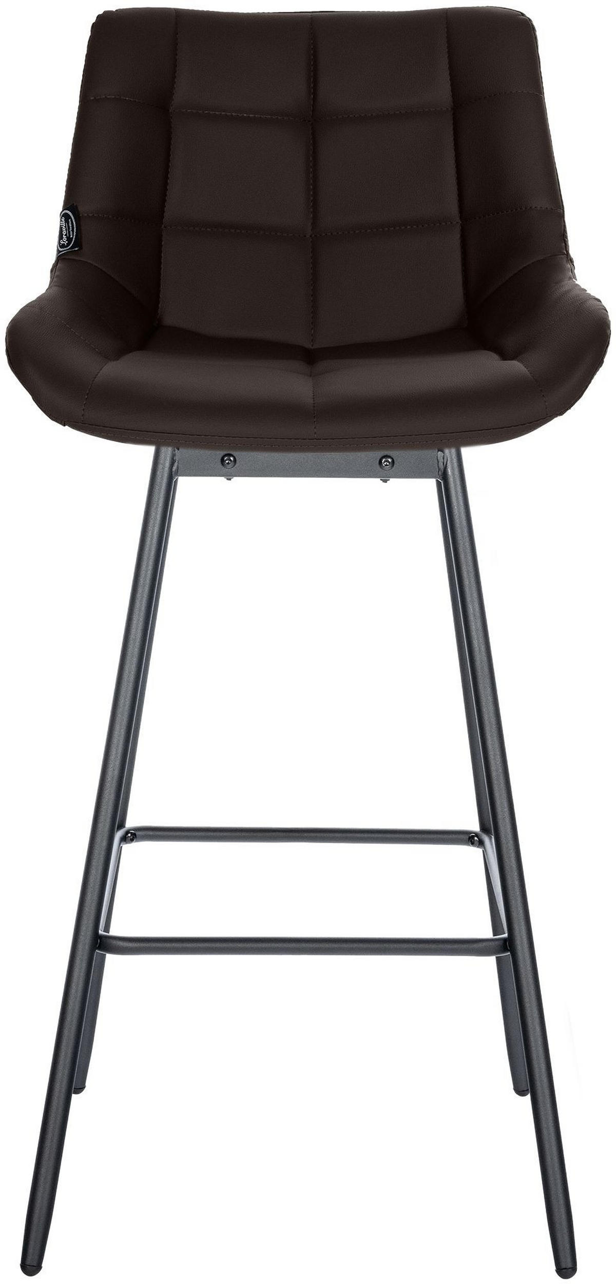 BARHOCKER Weston schwenkbar 105x49x56 cm braun - Braun, Metall (49/105/56cm) - furnicato