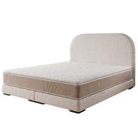 POLSTERBETT LEON1 140x 200 cm Farbe: Creme - Creme, Textil (140/200cm) - A&J MöbelLand