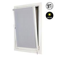 SCREEN-ROLLO without drilling Grau 90X180 - Grau, Kunststoff (90/180cm) - STORESDECO