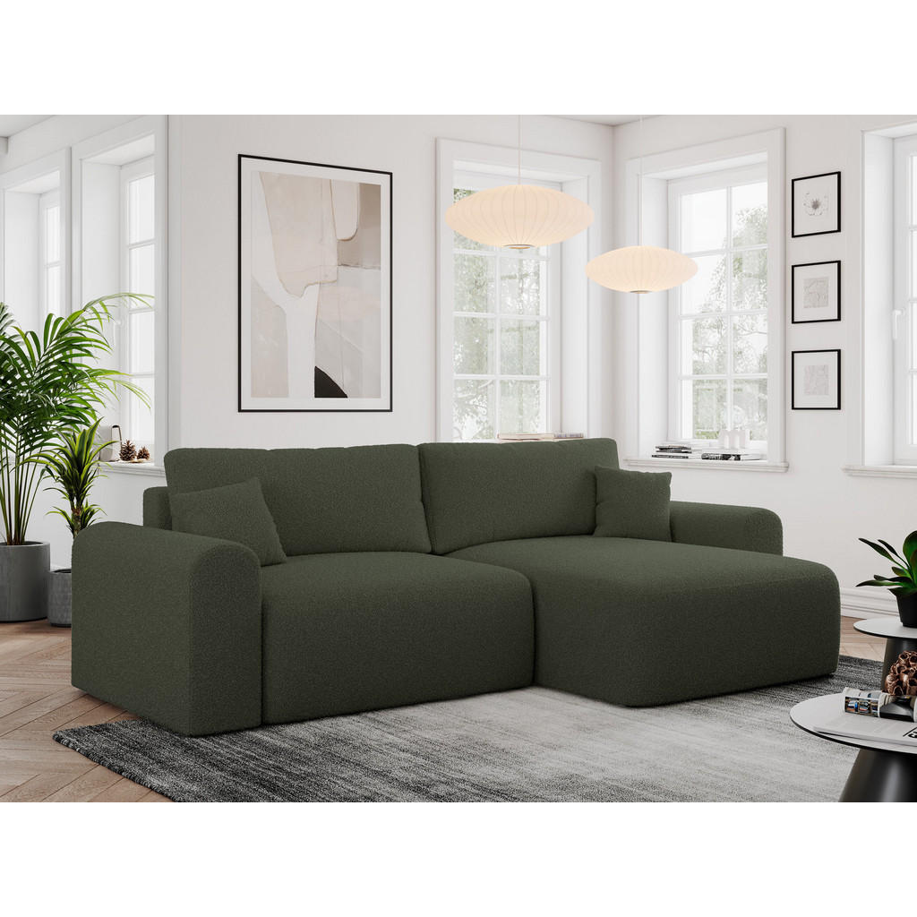 Thumbnail - MKS Ecksofa, Grün, Textil, 3-Sitzer, L-Form,L-Form, 274x152 cm, Oeko-Tex®, Wohnzimmer, Sofas & Couches, Wohnlandschaften...