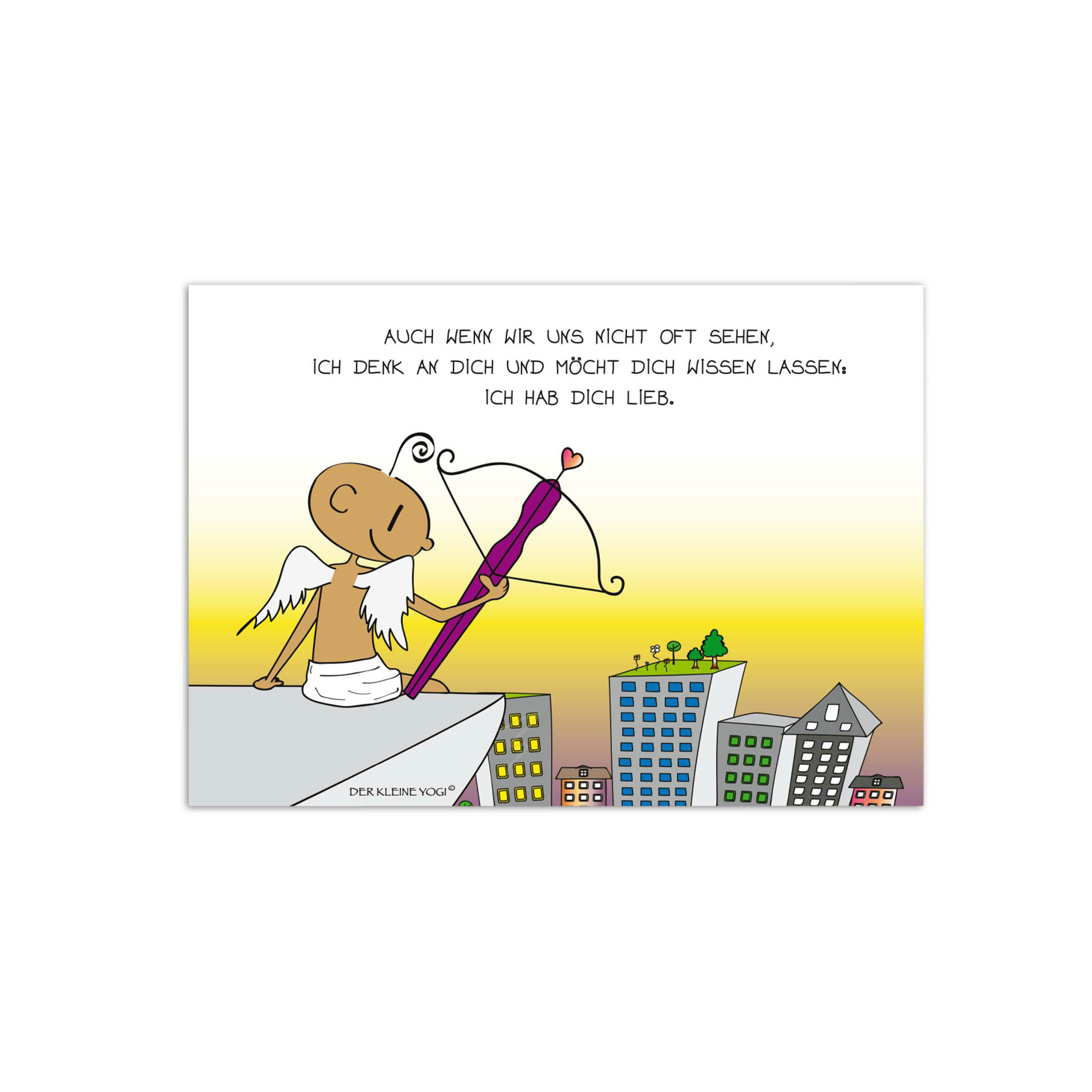 POSTKARTE Der Kleine Yogi Yogi Engel, 10er Pack, Papier / Pappe, 10.5 cm x 15 cm - Multicolor, Papier (10.5/1cm) - Goebel