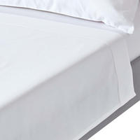 BETTLAKEN ohne Gummizug, Ägyptische Baumwolle, Fadendichte 1000 - Weiß, Textil (230/255cm) - Homescapes