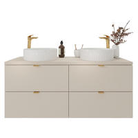 WASCHTISCH Durango-56 - Beige, Holzwerkstoff (120/65/47cm) - Lomado