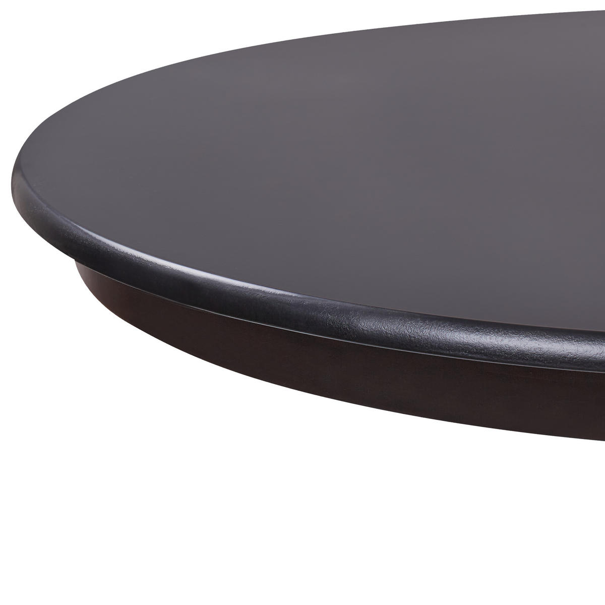 ESSTISCH 120/120 cm Schwarz Akron - Schwarz, Holzwerkstoff (120/120/76cm) - Beliani