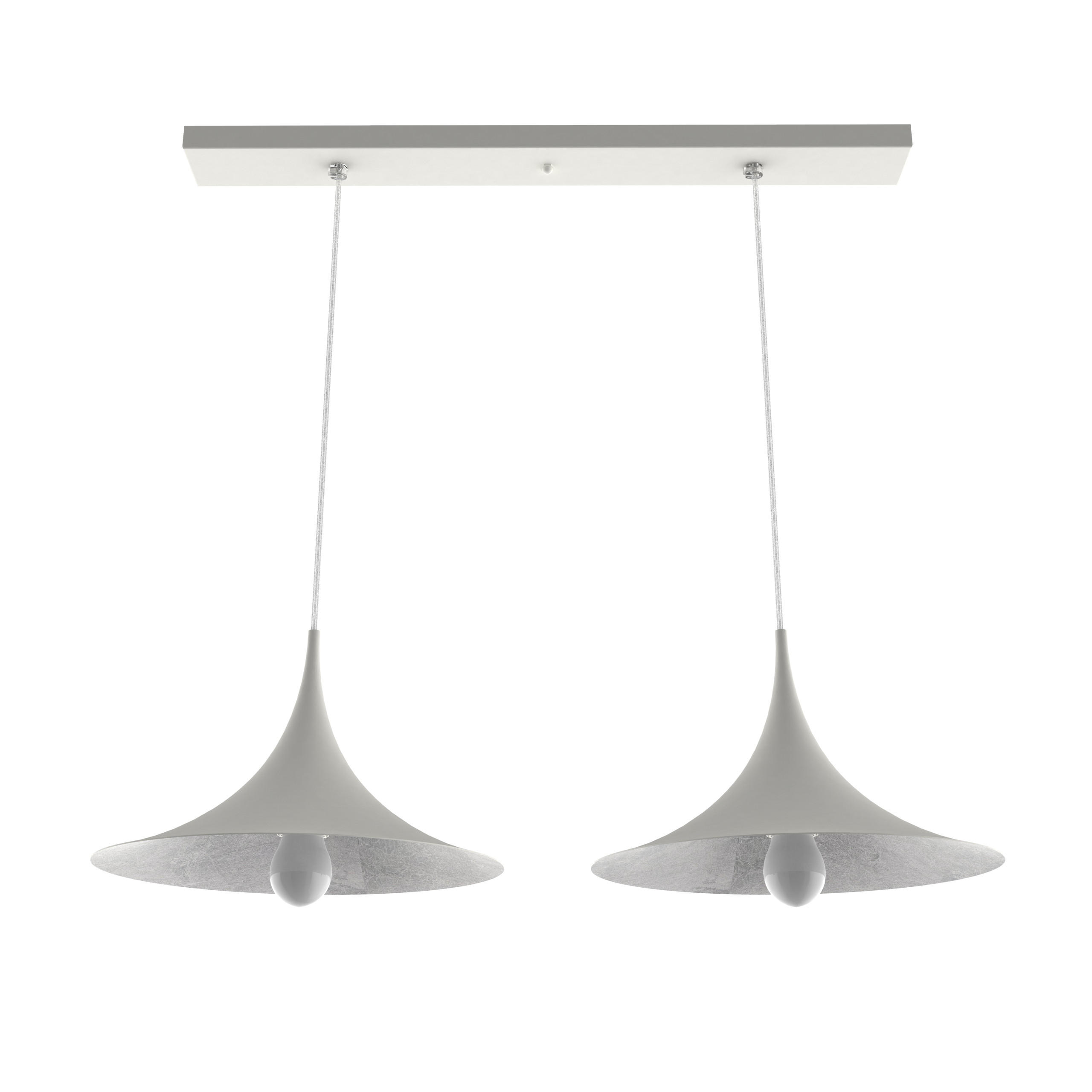 HÄNGELEUCHTE - Weiß, Metall (33/70/16cm) - Lumicom