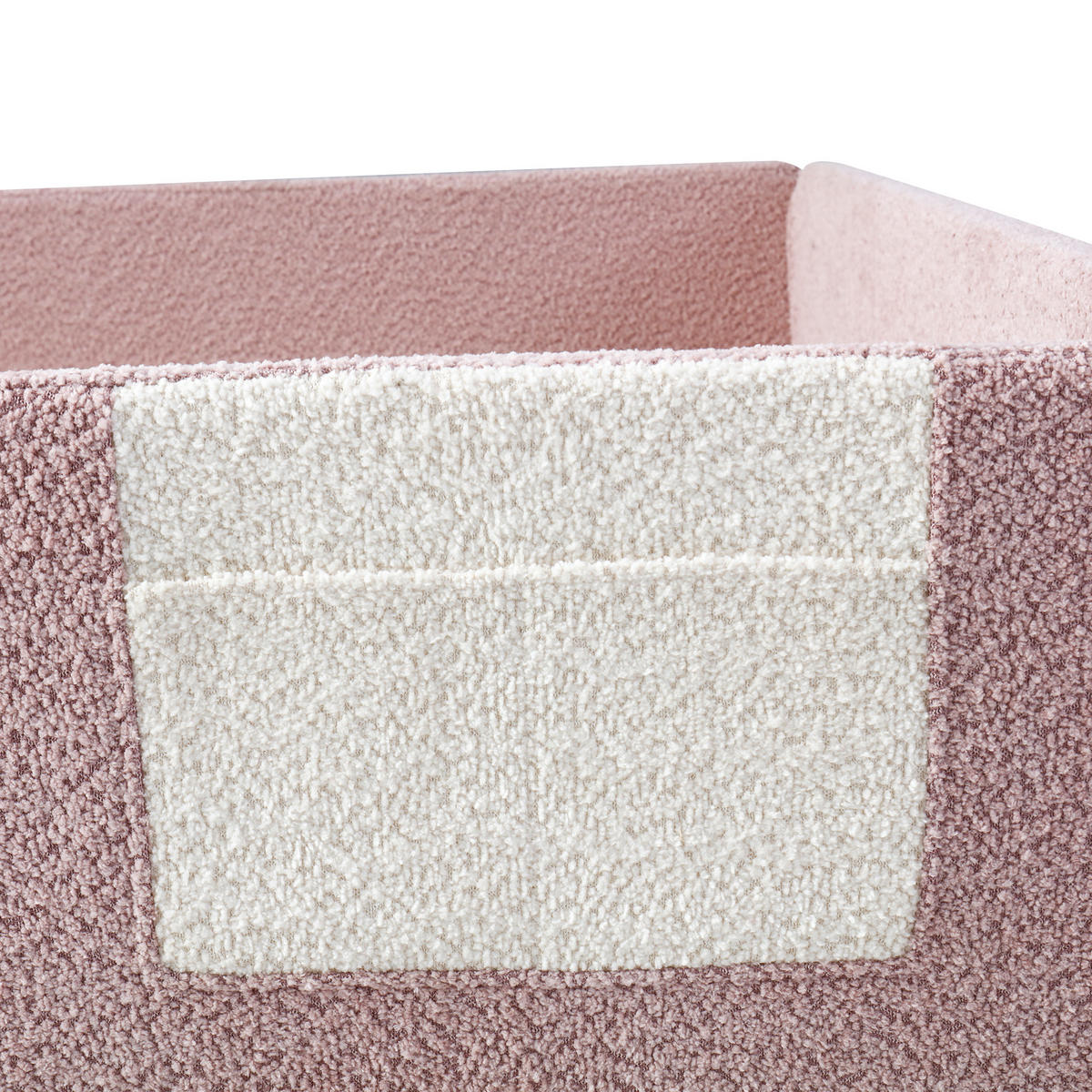 POLSTERBETT 140/190 mit Sicherheitsgittern, Aufbewahrungstasche und Samt in Rosa - Rosa, Holzwerkstoff/Textil (140/190cm) - EVRYAE