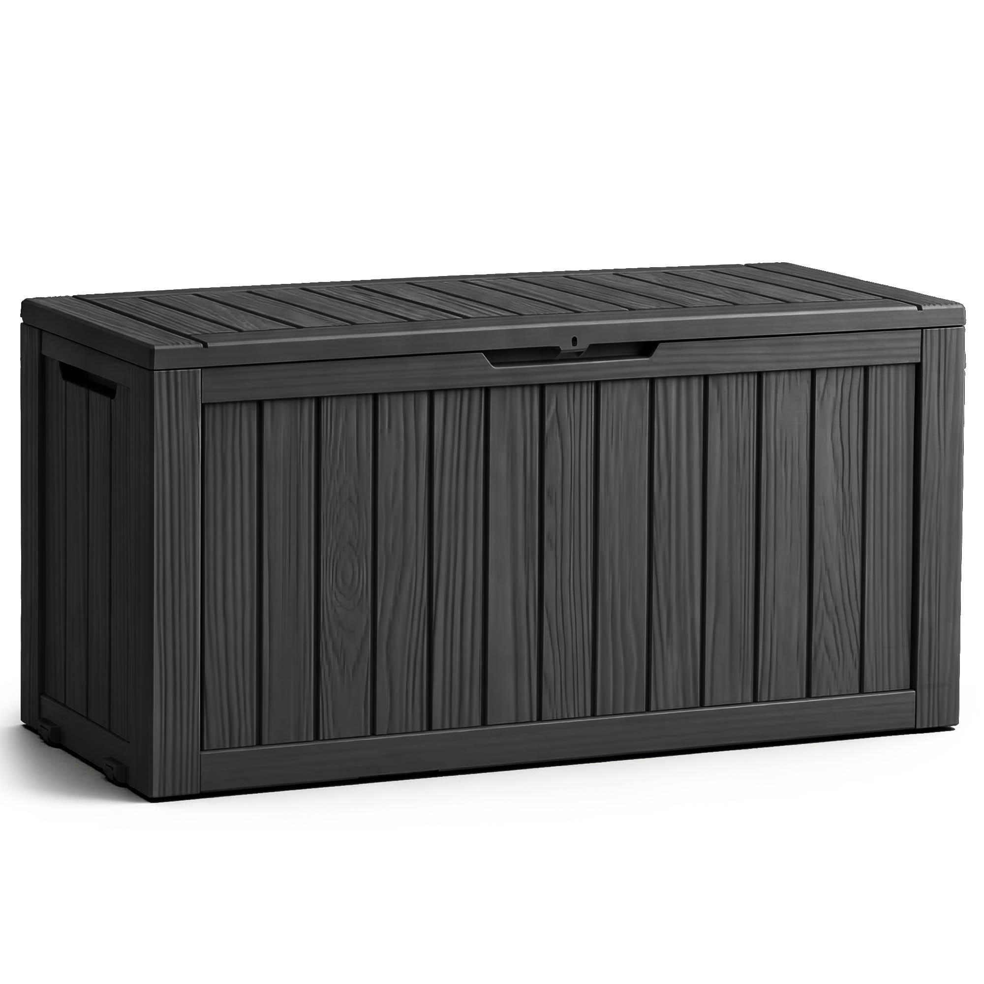 GARTENBOX 272L Schwarz - Schwarz, Kunststoff (114/57.5/46.3cm) - Akord
