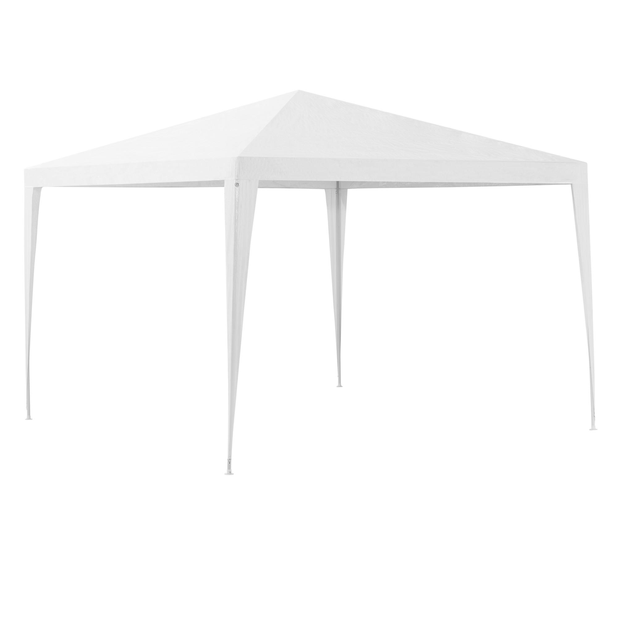 PARTYZELT Wedau - Weiß, Kunststoff/Metall (300/255/300cm) - casa.pro