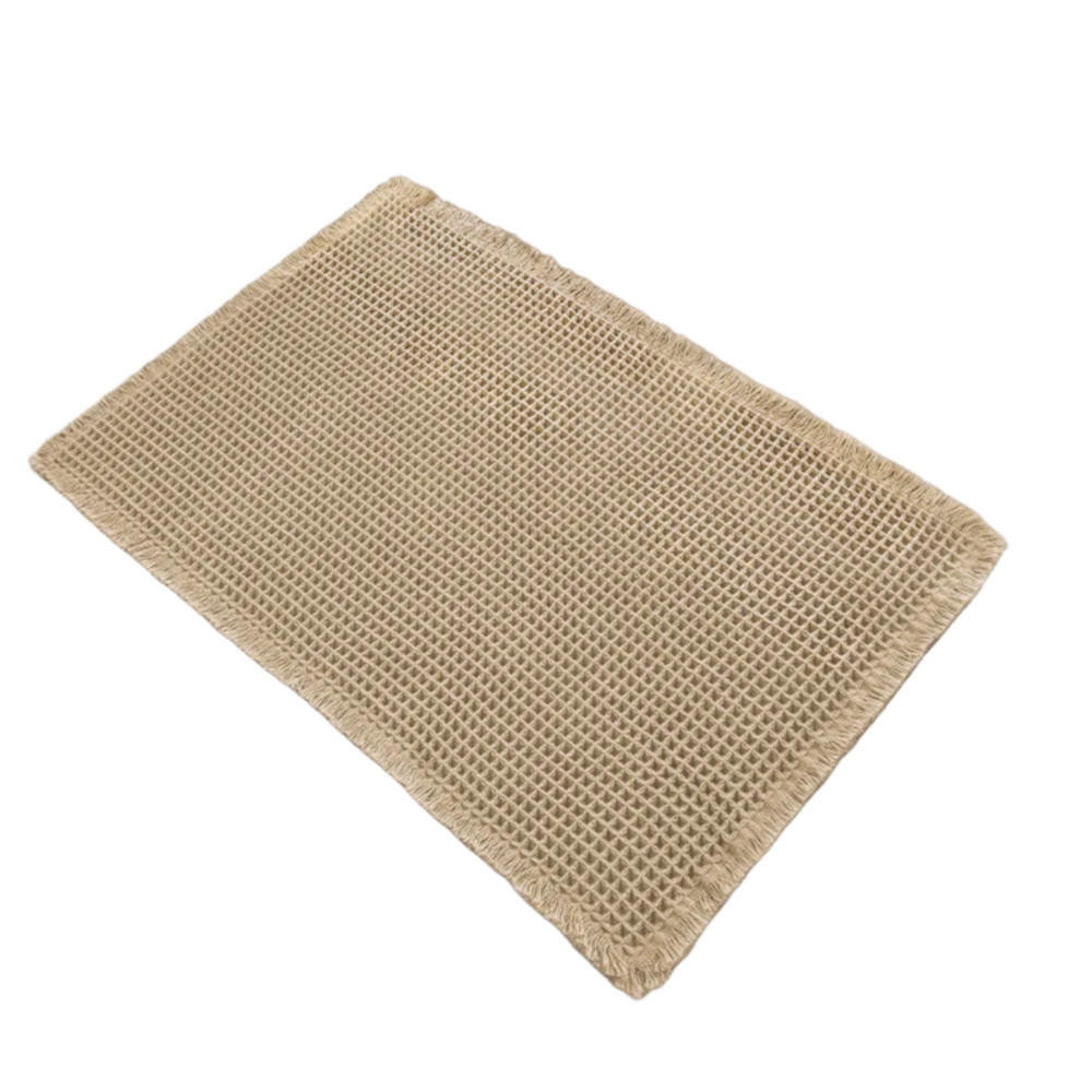 TEPPICH, Hellbraun, Polyester, 43 x 61 cm - Gelb, Kunststoff/Textil (43/61cm) - Weltevree