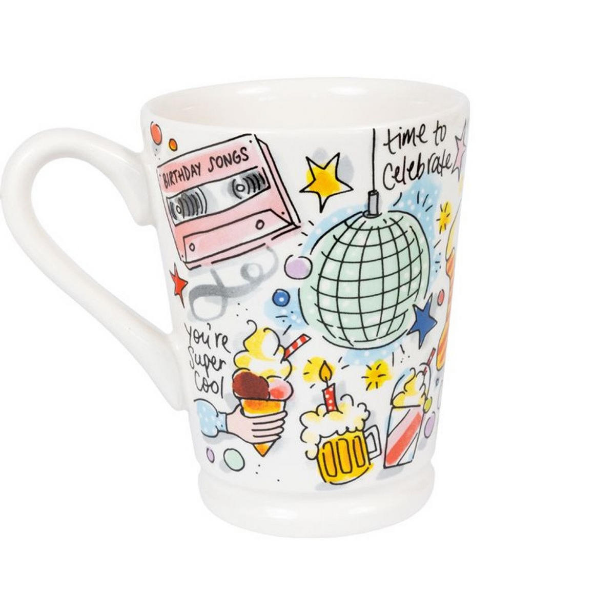 XL-BECHER 18 Jahre in Bunt - 500 ml - Multicolor, Keramik (0.5L) - Blond Amsterdam