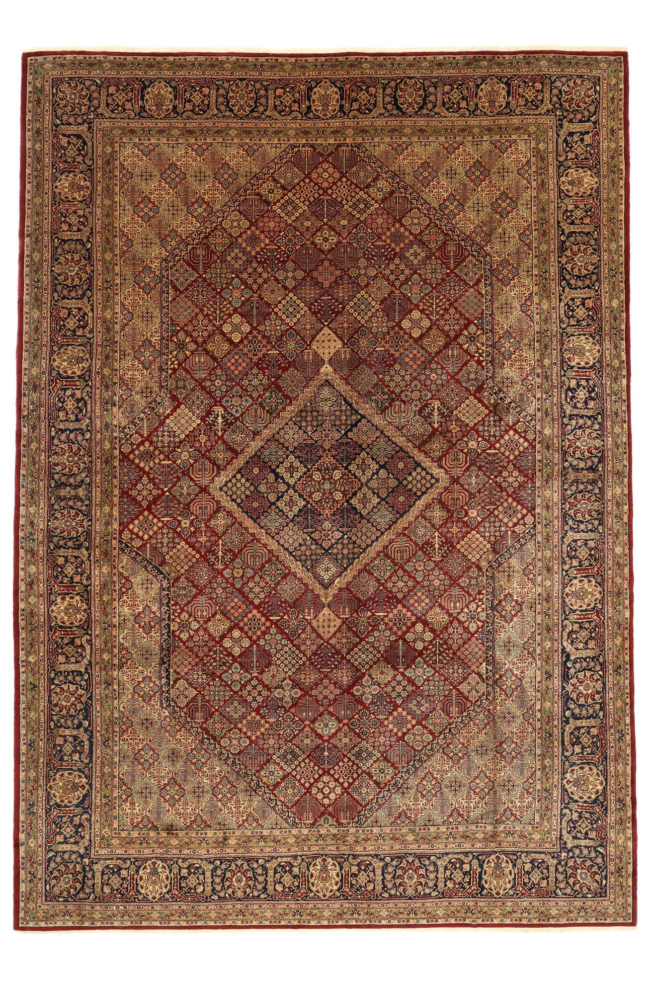 TEPPICH Ekbatan Beige 493/345 cm Schurwolle - Beige, Textil (345/493cm) - Looma