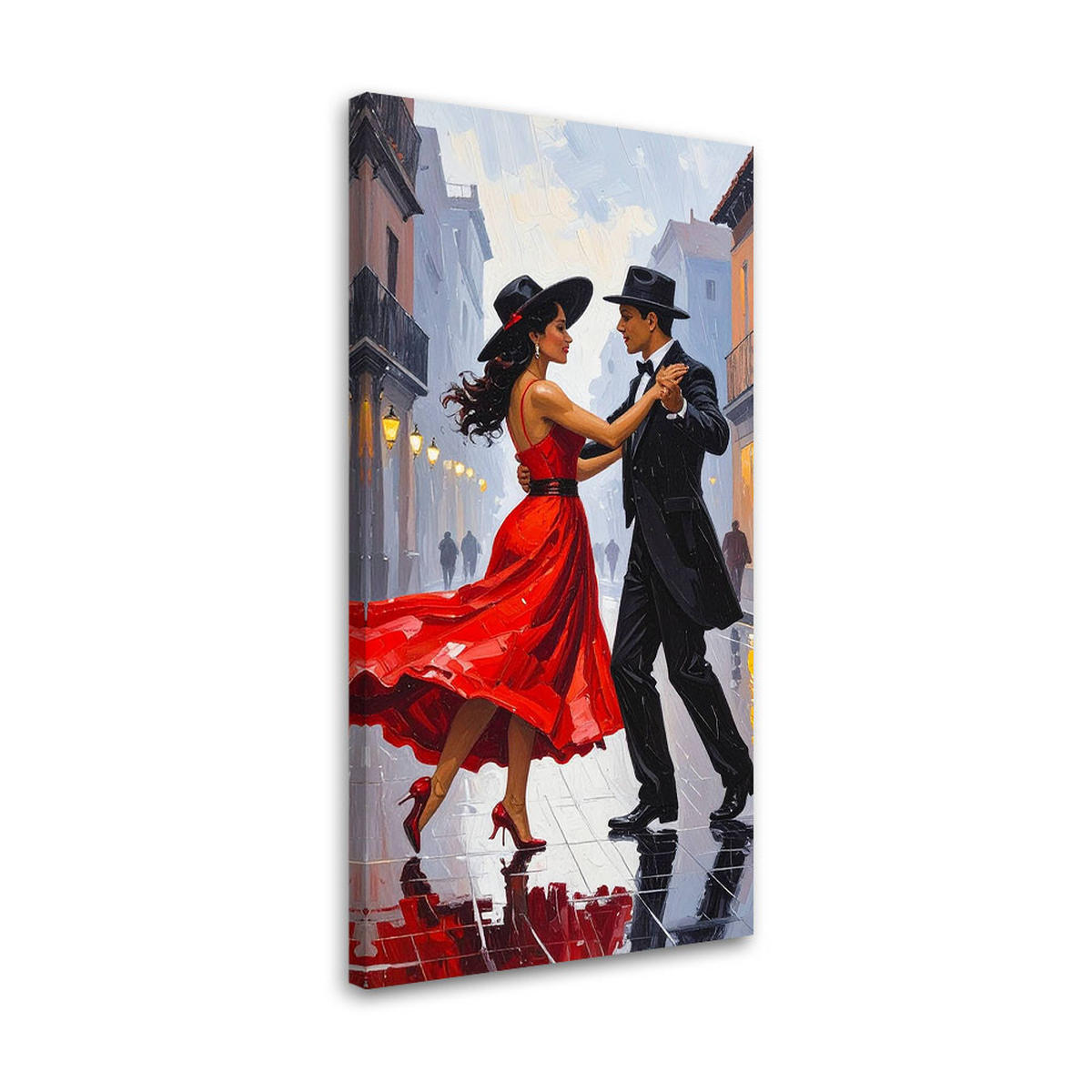 LEINWANDBILD Liebe 50x100cm - Multicolor, Textil (50/100cm) - Feeby