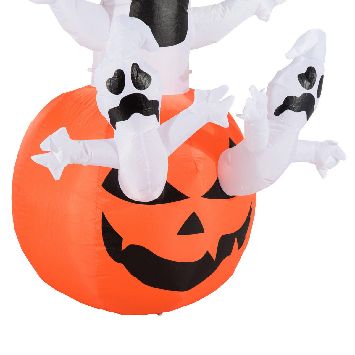 HALLOWEEN-DEKORATION Orange 120.0/120.0/180.0cm - Orange, Textil (120/180/120cm)