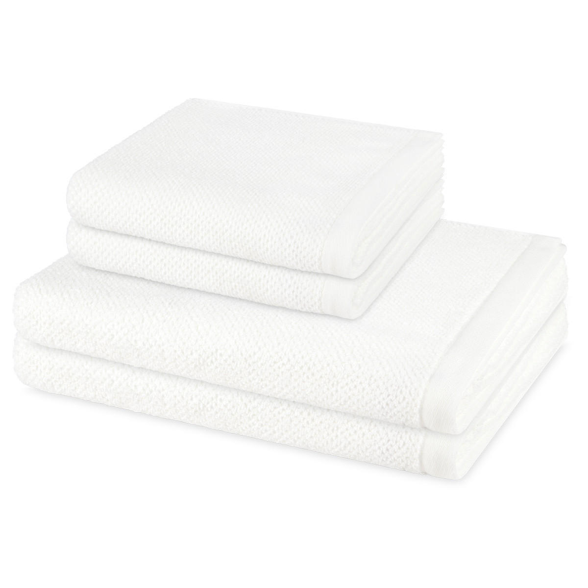 FROTTIERSET Bliss 4-teilig - Weiß, Textil (50/100cm) - MÖVE