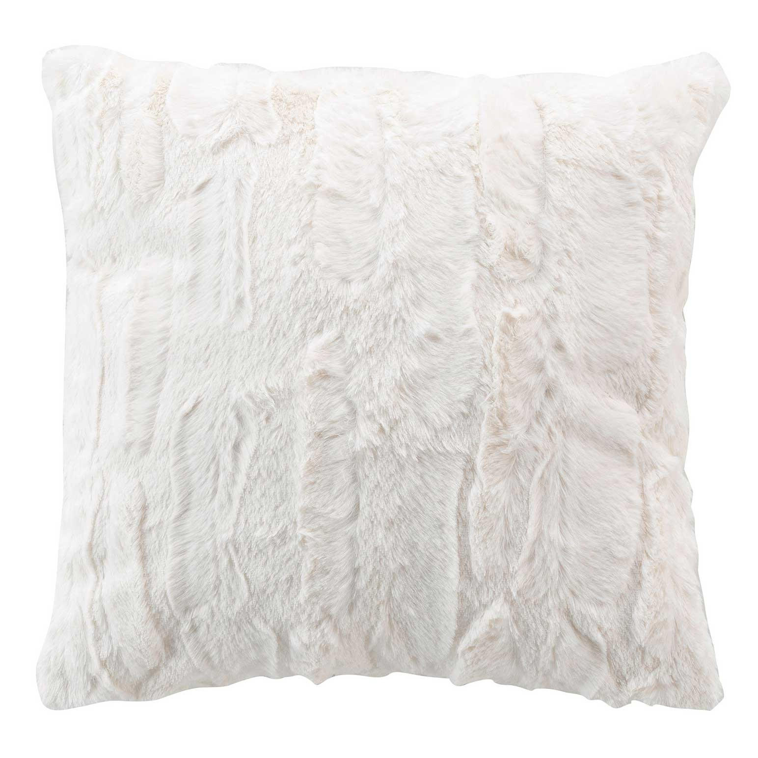 DEKOKISSENBEZUG Foxy 45/45/15 cm - Weiß, Textil (45/45cm) - Douceur d´intérieur