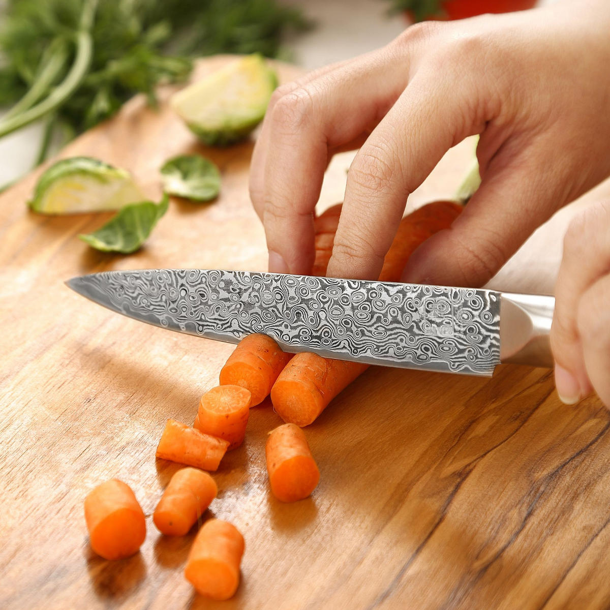 ALLZWECKMESSER 13 cm - Schwarz, Holz/Metall (24cm) - Zayiko