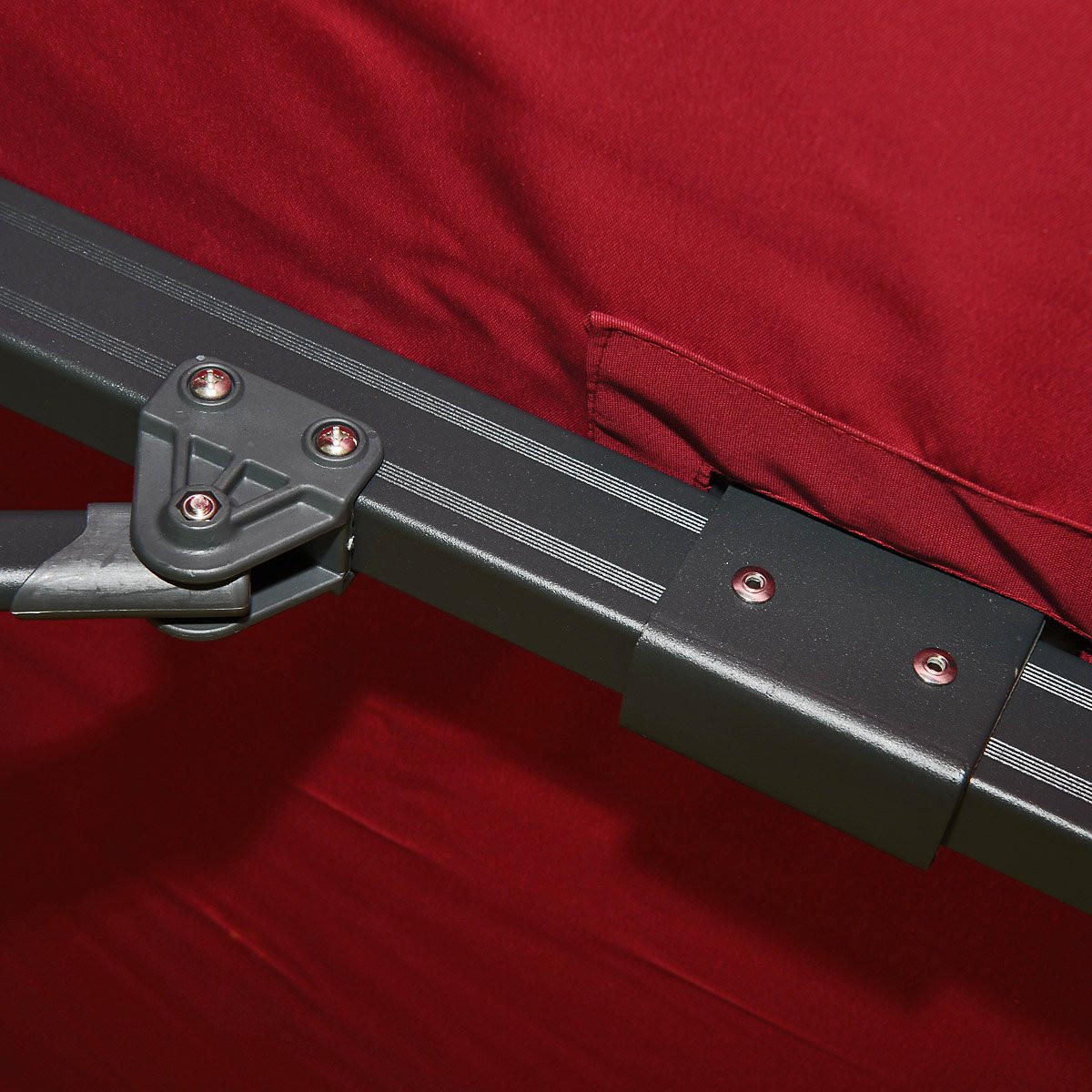 AMPELSCHIRM Bordeaux 350/350 cm - Bordeaux, Textil (410/350cm) - MCW