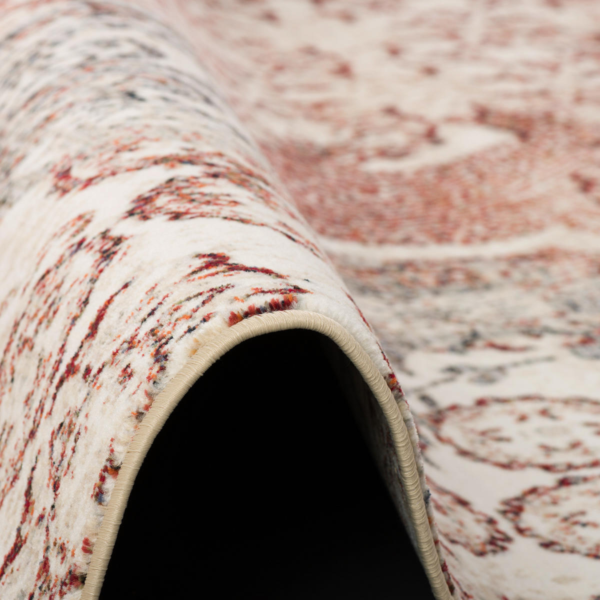 DESIGNER TEPPICH NIA VINTAGE BAROCK VERLAUF - Multicolor, Textil (120/170cm) - Pergamon