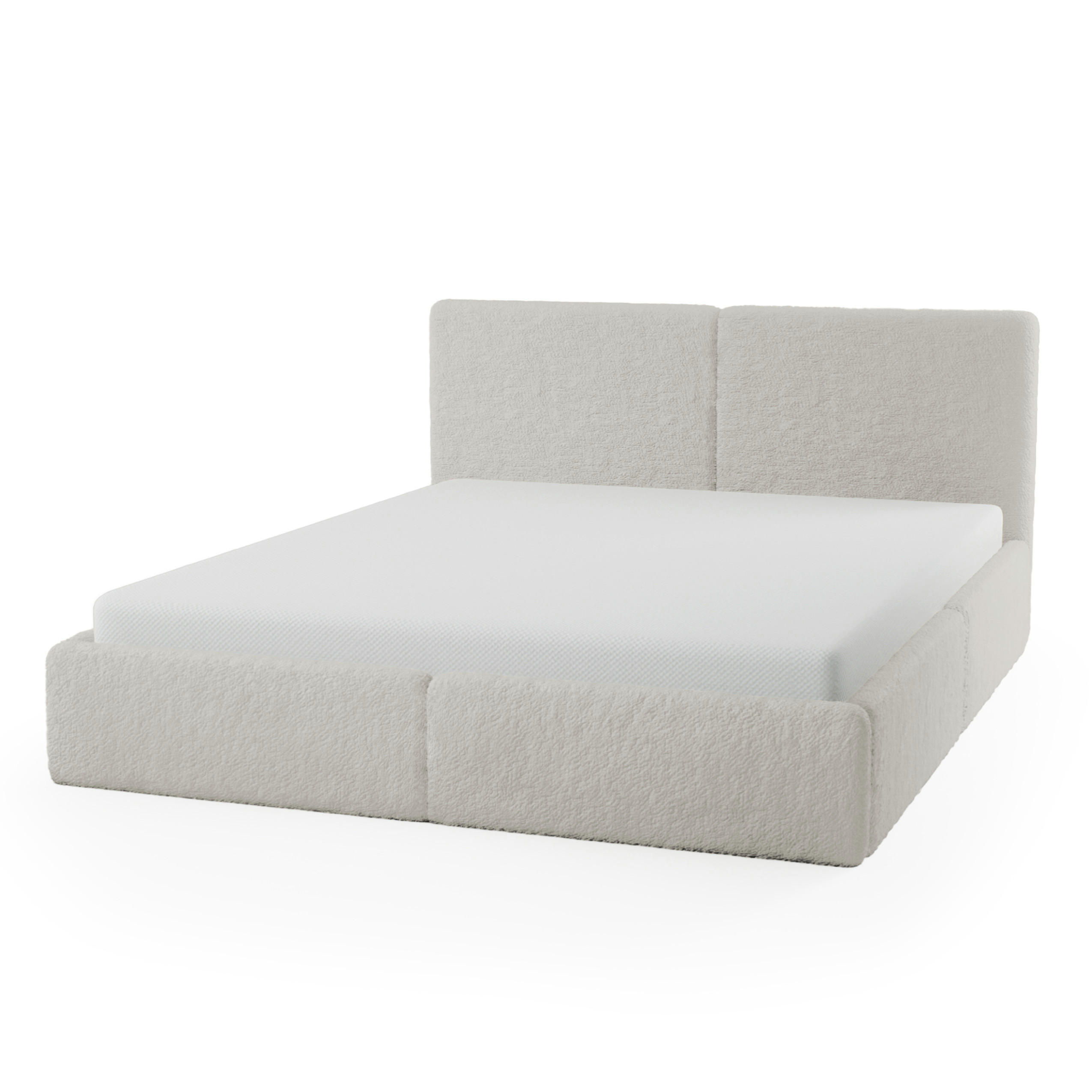POLSTERBETT Doppelbett Sarria Slim Creme (Anthology 01) 160x200 cm - Creme, Textil (160/200cm) - Meblito