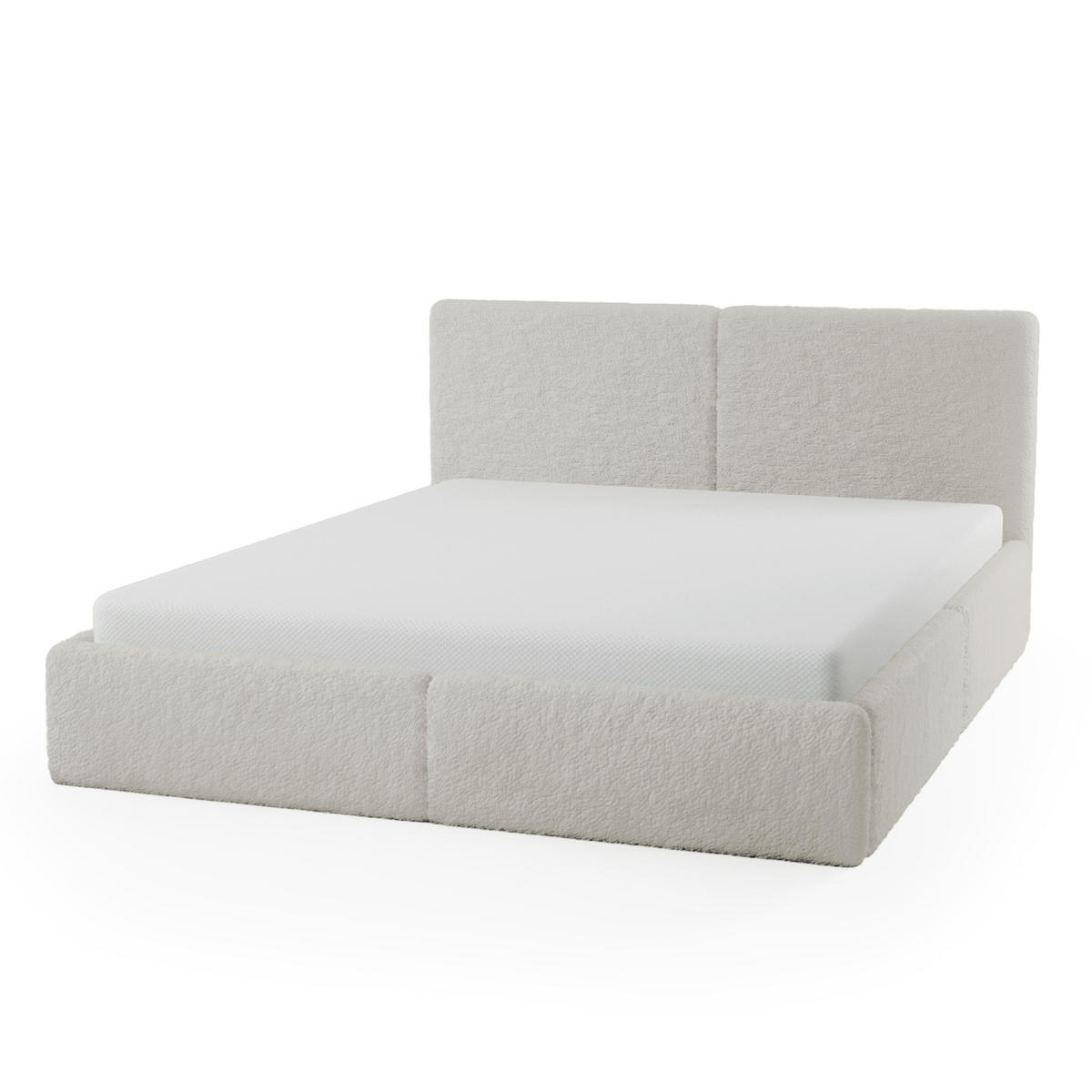 POLSTERBETT Doppelbett Sarria Slim Creme (Anthology 01) 160x200 cm - Creme, Textil (160/200cm) - Meblito