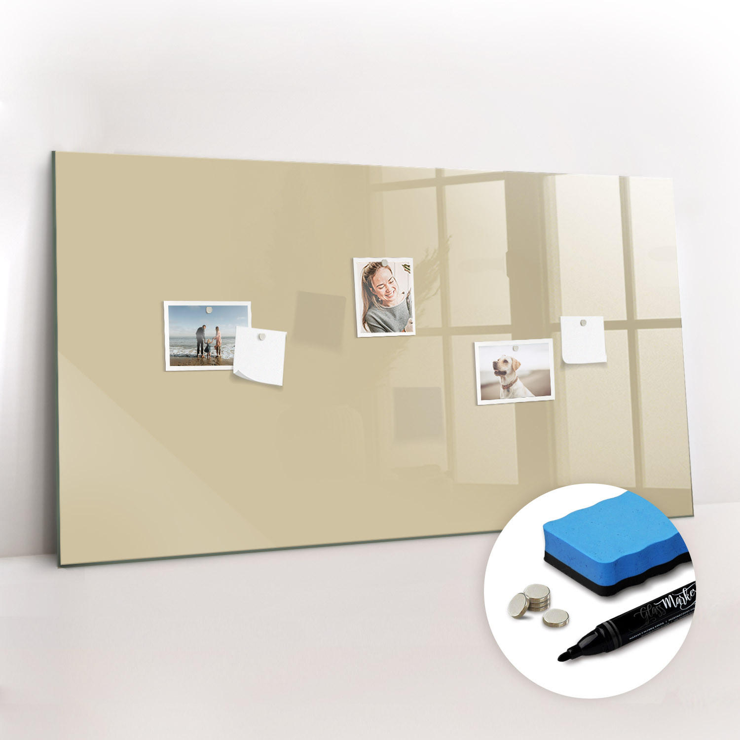 Tulup Magnettafel Sand 120x0.4x60 cm