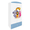 KINDERKLEIDERSCHRANK ZOO 90/175/52 - Blau, Holzwerkstoff (90/175/52cm) - Kocot Kids