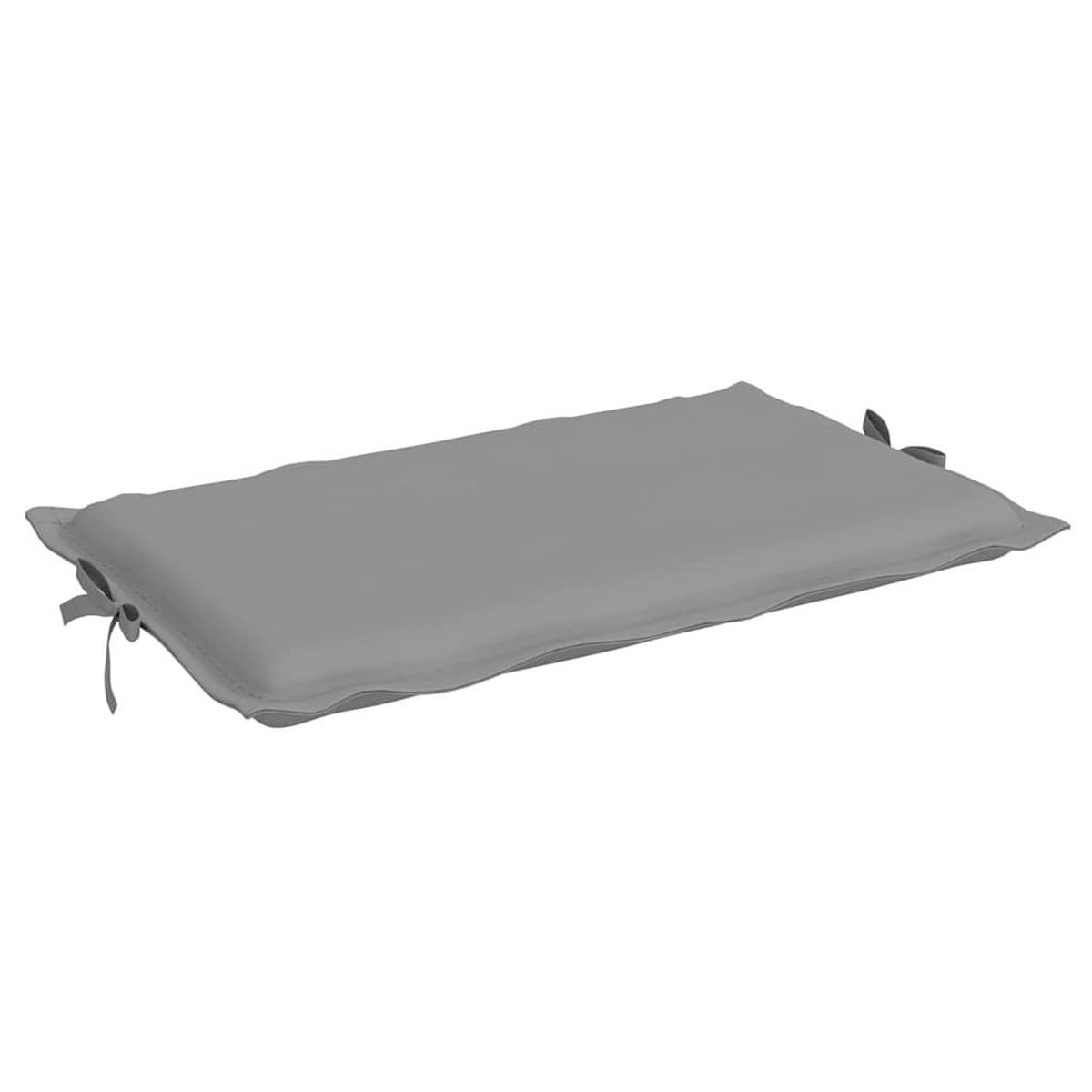 SONNENLIEGEN-AUFLAGE Grau 186/58/4 Cm Oxford-Gewebe - Grau, Textil (58/4/186cm) - vidaXL